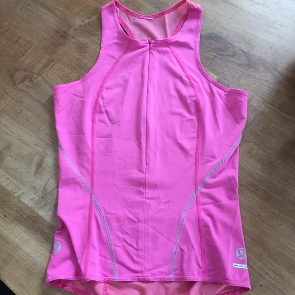 LULULEMON Racerback Run Tank w/ Zip & Back Pocket - Picture 5 of 8